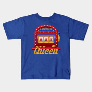 Slot Machine Queen Kids T-Shirt